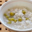 炊飯器で簡単に!さやえんどう豆のお粥さん