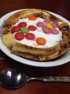 ヨーグルトクリームのロールケーキ風-レシピのメイン写真
