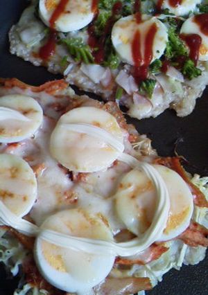 超お手軽♪もちもちpizza-レシピのメイン写真
