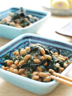 モロヘイヤと納豆のネバ胡麻和え-レシピのメイン写真