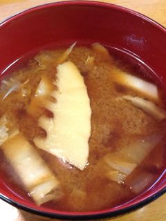 筍と白菜のお味噌汁-レシピのメイン写真