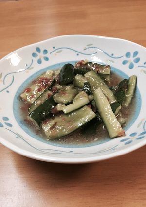 梅塩きゅうり-レシピのメイン写真