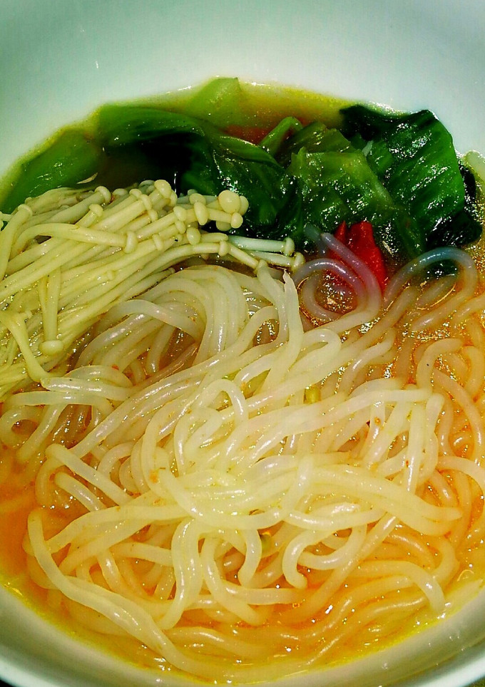 えのきと青梗菜のヘルシーしらたきヌードル-レシピのメイン写真