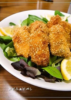 新玉ねぎの豚巻き✿香ばしごまパン粉フライ-レシピのメイン写真