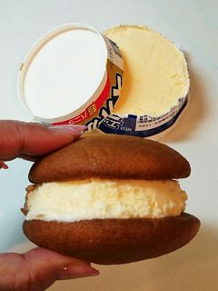 アイスクリームサンド かすてらボーロで-レシピのメイン写真