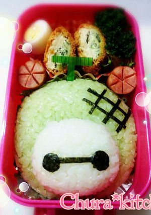 簡単キャラ弁❃ベイマックス♡メロン-レシピのメイン写真