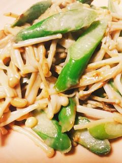 アスパラとえのきの醤油マヨ炒め-レシピのメイン写真