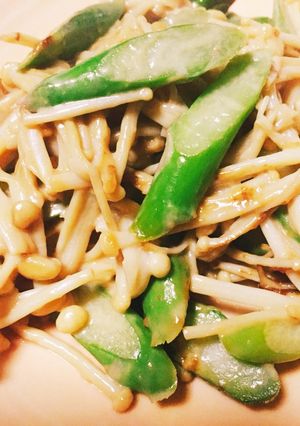 アスパラとえのきの醤油マヨ炒め-レシピのメイン写真