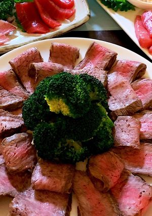 超簡単 魚焼きグリルでローストビーフ-レシピのメイン写真