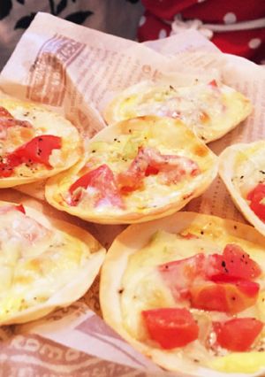餃子の皮で簡単野菜ピザ★チーズたっぷり-レシピのメイン写真