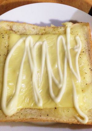 ポテトサラダで作る簡単ポテトピザトースト-レシピのメイン写真