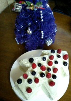 クリスマスケーキ-レシピのメイン写真