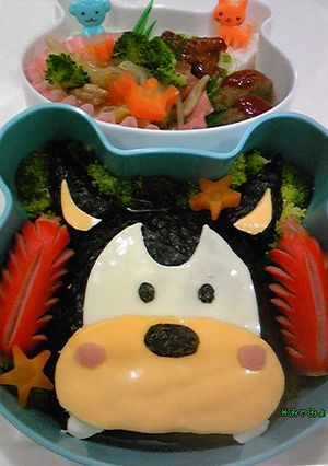 ツムツム弁♪ピート弁当♪-レシピのメイン写真