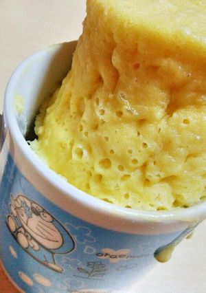 レンジで♡簡単！蜂蜜のマグカップケーキ★-レシピのメイン写真