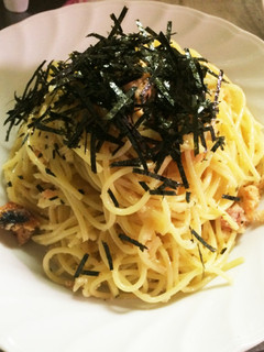 簡単!明太子と鮭の和えるだけパスタ-レシピのメイン写真