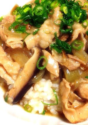 中華あん仕立ての豚丼-レシピのメイン写真