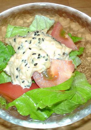 鮭ゴマディップ-レシピのメイン写真