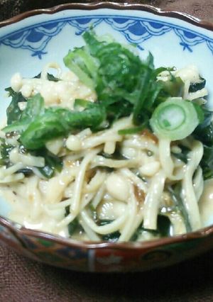 えのきとワカメの和え物♪時短 副菜-レシピのメイン写真