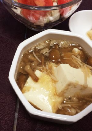 なめこ入りトロトロ豆腐-レシピのメイン写真