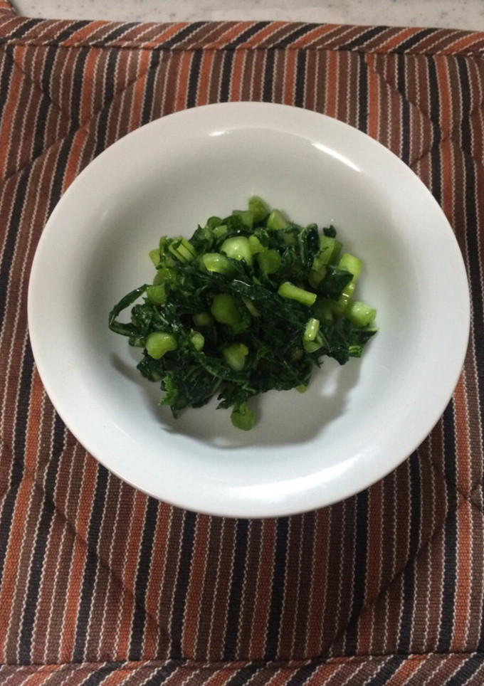 昆布茶で簡単！ 大根の葉の浅漬け-レシピのメイン写真
