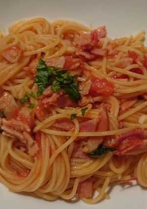 簡単!!生トマトのパスタ-レシピのメイン写真