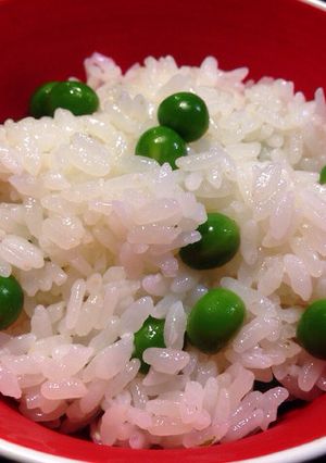 綺麗なグリンピースご飯-レシピのメイン写真