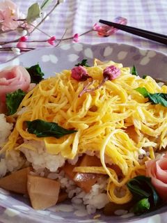 ふきとたけのこの春ちらし寿司-レシピのメイン写真