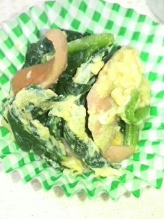 お弁当に♪簡単ホウレン草炒め-レシピのメイン写真