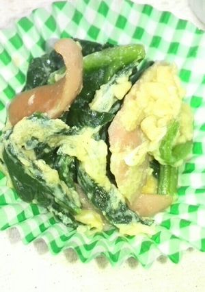 お弁当に♪簡単ホウレン草炒め-レシピのメイン写真