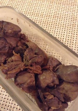 鶏レバーの甘辛煮-レシピのメイン写真