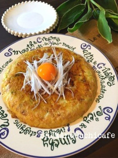 簡単!節約!ボリューミィつくねお好み焼き-レシピのメイン写真