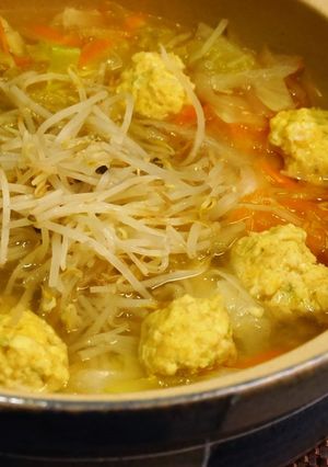 野菜たっぷり★鶏団子鍋-レシピのメイン写真