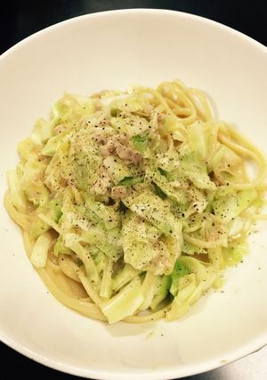 キャベツとツナの卵パスタ-レシピのメイン写真