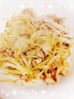 ブタともやしの香味炒め-レシピのメイン写真