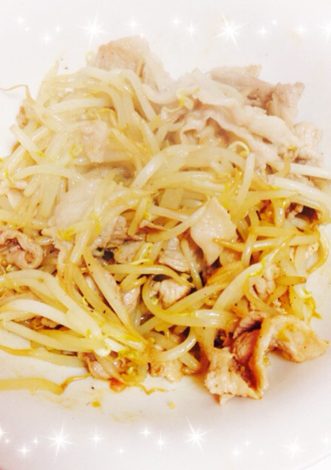 ブタともやしの香味炒め-レシピのメイン写真