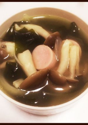 お魚ソーセージ入りsoup-レシピのメイン写真