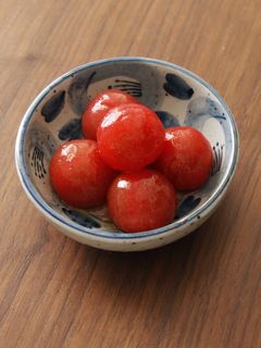 トマトのすし酢マリネ-レシピのメイン写真
