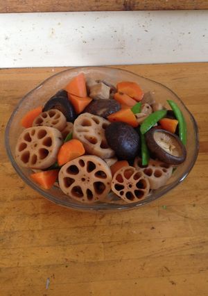 干し椎茸と根菜の精進煮-レシピのメイン写真