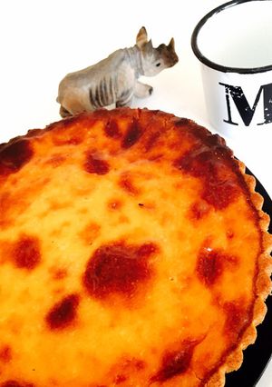 家にあるもので！ 簡単チーズタルトケーキ-レシピのメイン写真