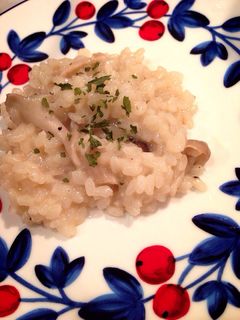 一人分 きのこでチーズリゾット♪-レシピのメイン写真