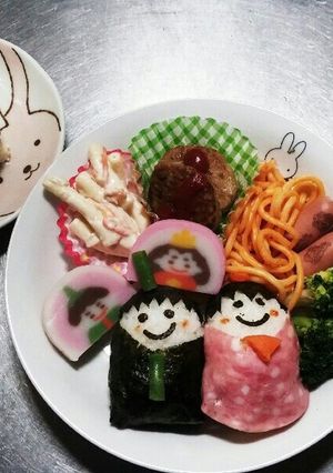 ひな祭りキャラ弁-レシピのメイン写真