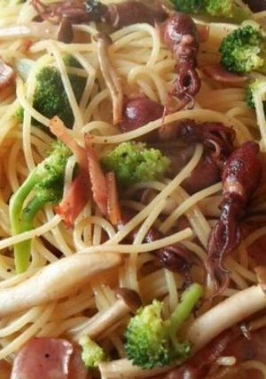 ホタルイカのペペロンチーノ-レシピのメイン写真