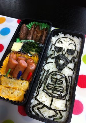 キャラ弁 亀仙人 大人弁当-レシピのメイン写真