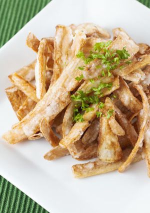 簡単おやつごぼうチップス（塩ドレ風味）-レシピのメイン写真