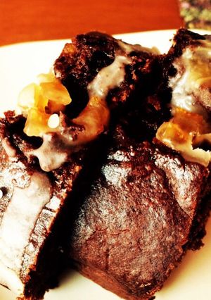 オレンジピール入りチョコパウンドケーキ-レシピのメイン写真