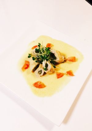 フキの鶏胸肉梅酒ソース-レシピのメイン写真