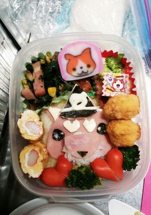 妖怪ウォッチ♪キュン太郎キャラ弁-レシピのメイン写真