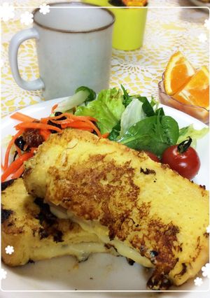コーンポタージュでフレンチトースト-レシピのメイン写真