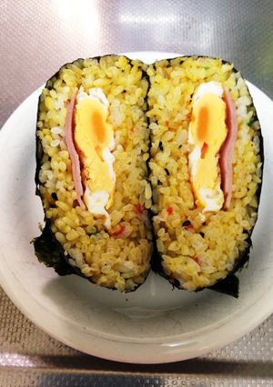 ハムエッグおにぎらず☆弁当にも最適☆-レシピのメイン写真