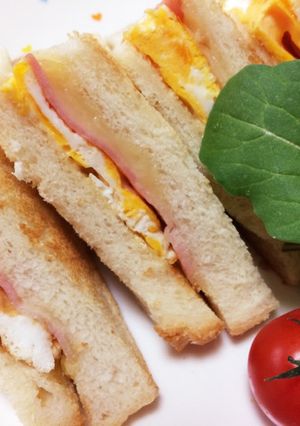 沼サンのキャベツ抜き♡ホットサンド？-レシピのメイン写真
